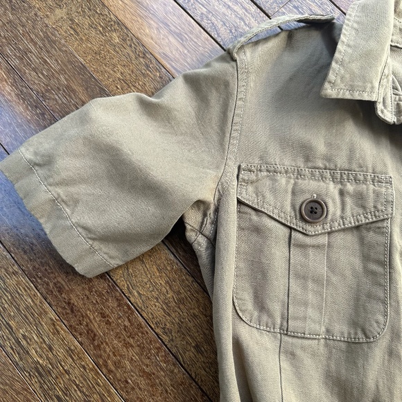 Converse Utility Romper W/ Removable Belt (sz 2) - Picture 4 of 9